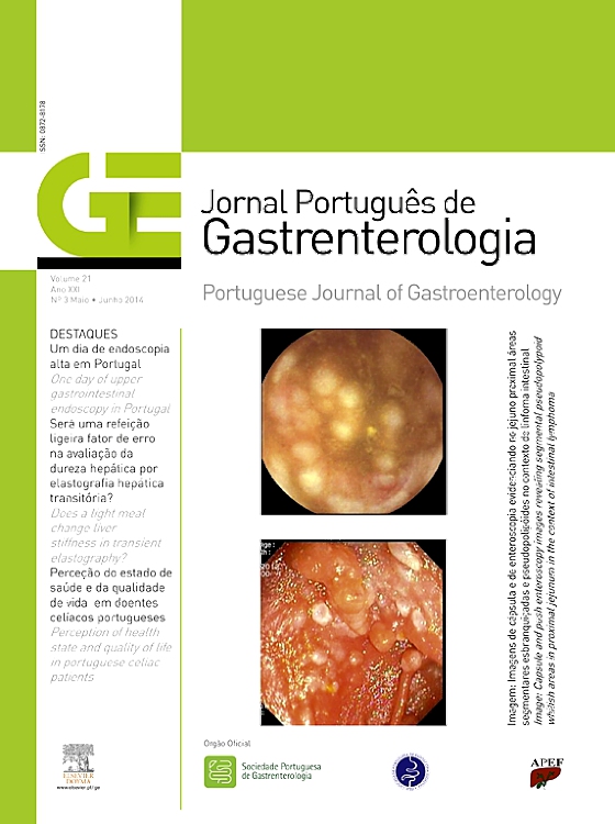 Go to journal home page - GE Jornal Português de Gastrenterologia